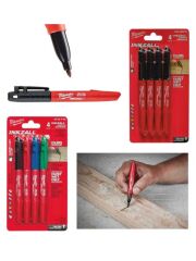 İNCE UÇLU MARKER KALEM SETİ 24'LÜ SET (INKZALL) T4932492096 MILWAUKEE