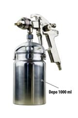 HAVALI BOYA TABANCASI AB17S 1000ML ALTTAN DEPO METAL 1,7MM CAP69861 CALIFORNIA